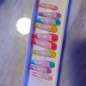 Cute summery set of nails